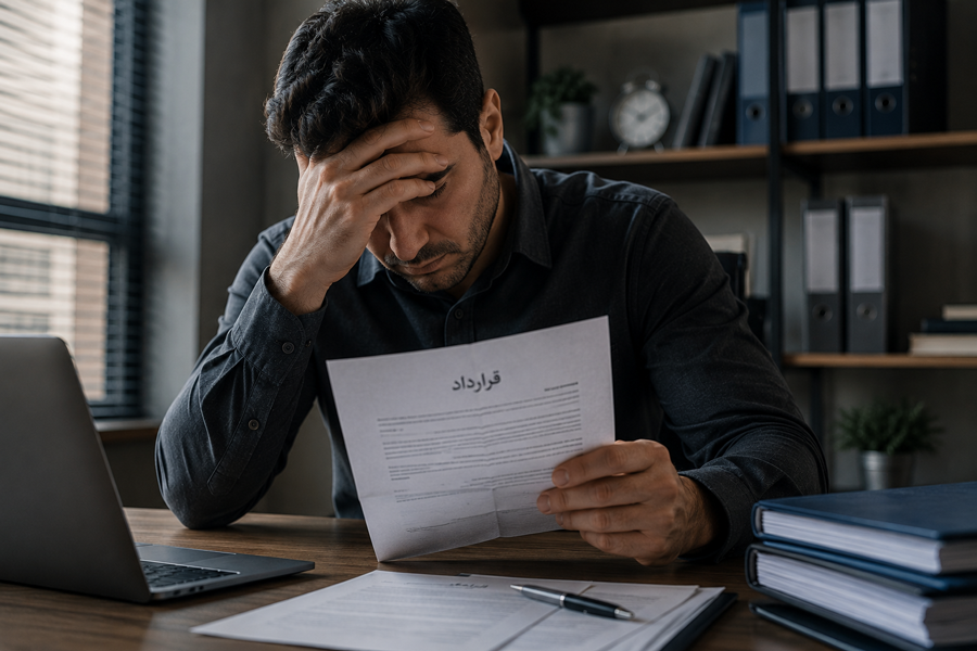 تنظیم قرارداد کاری
