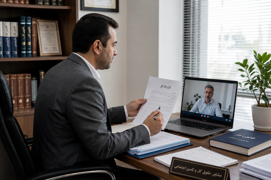 مشاوره آنلاین اداره کار